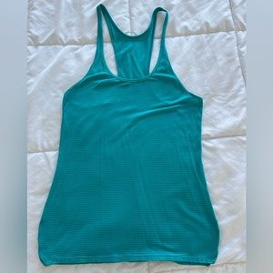 Blue Lulu lemon tank top